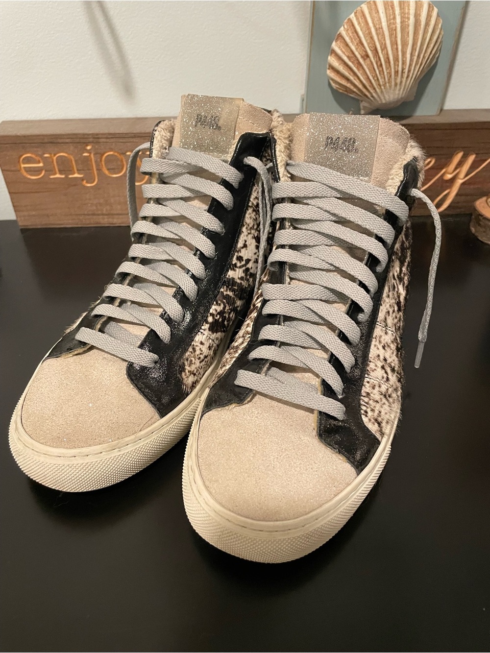 P448 high top sneakers size 37 made in Italy